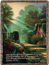 Psalm 23, Cotton Throw 