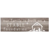 Stable Foundation Pallet Sign