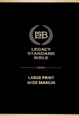 Legacy Standard Bible: Large Print Wide Margin,  Reddish-Brown, Faux Leather