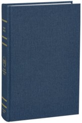 Legacy Standard Single-Column Text Bible--cloth-over-board, blue