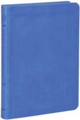 LSB New Testament with Psalms and Proverbs--soft leather-look, blue