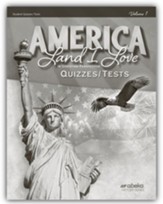 America: Land I Love Quiz/Test Book  Volume 1  (Revised 4th Ed)