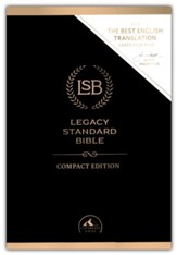 Legacy Standard Bible, Compact Edition--cowhide, black