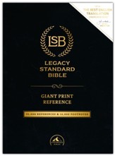 LSB Giant-Print Reference Bible--cowhide leather, black (indexed)