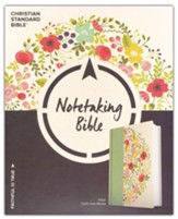 CSB Notetaking Bible, Sage Cloth  Over Board