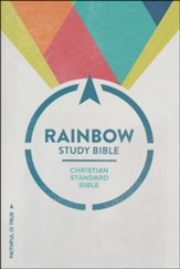 CSB Rainbow Study Bible, Hardcover -  Slightly Imperfect