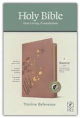 NLT Thinline Reference Bible, Filament Enabled Edition--soft leather-look, pink (indexed)