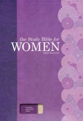 NKJV The Study Bible for Women,  Purple and Gray Linen, Thumb-Indexed