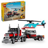 Lego ® Creator Flatbed Truck with Helicopter 3-in-1