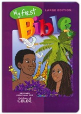 My First Bible for Children of Color, Large Print (Boardbook) - Slightly Imperfect
