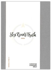 CSB She Reads Truth Bible, Gray  Linen
