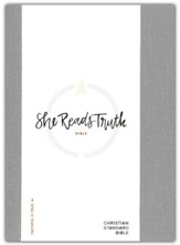 CSB She Reads Truth Bible, Gray Linen, Indexed