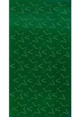Presto-Stick Foil Star Stickers, 1/2 Green - pack of 250