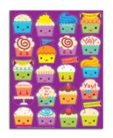 Cupcake Scented Stickers (Pack of 80)