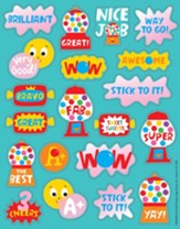 Bubble Gum Scented Stickers (Pack of 80)