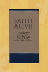 Faith Alive Bible Duo Tone Blue/Tan