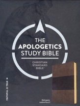 CSB Apologetics Study Bible, Mahogany LeatherTouch