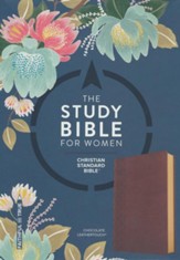 The CSB Study Bible for Women, Chocolate LeatherTouch