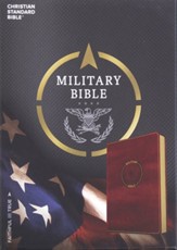 CSB Military Bible, Burgundy  LeatherTouch for Marines - Imperfectly Imprinted Bibles