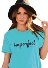 Imperfect and Forgiven Shirt, Teal, Medium