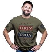 Iron Sharpens Iron Shirt, Military Green, Medium