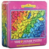 Butterfly Rainbow Puzzle in Tin, 1000 pieces