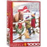 Christmas Pony Puzzle, 1000 pieces