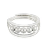 Becalm Ring, Silver