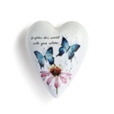 Brighten The World, Butterfly Art Heart Keeper
