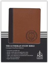 The Lutheran Study Bible - Compact DuoTone Brown Bonded Leather
