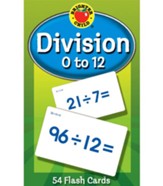 Brighter Child Division 0 to 12  Flash Cards