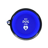 Best Dog Ever Collapsible Silicone Pet Bowl