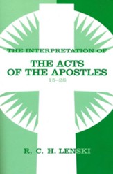 Interpretation of the Acts of the Apostles, Chapters 15-28, Vol 2