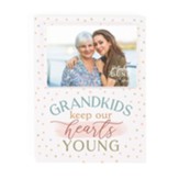 Grandkids Keep Our Hearts Young Magnetic Photo Frame