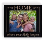 Home Is Where Our Story Begins Photo Frame
