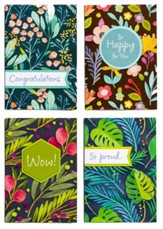 Botanical Blessings Congratulations Cards with Scripture (KJV)