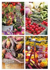 Farmers Market Birthday Cards with Scripture, Box of 12