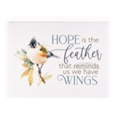 Hope Is the Feather That Reminds Us We Have Wings Canvas Art