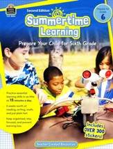 Summertime Learning: Prepare Your  Child for Sixth Grade (2nd Edition)