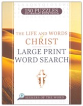 The Life and Words of Christ: Large Print Word Search