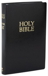 KJVER Gift and Award Holy Bible--soft leather-look,  black