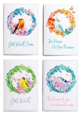 Get Well Soon Cards with Scripture (KJV), Box of 12