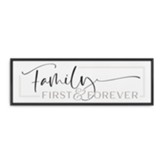 Family First And Forever Canvas Art