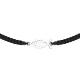 Greek Fish Bracelet, Sterling Silver