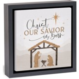 Christ Our Savior Is Born Canvas Framed Art