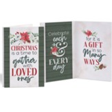 Christmas Is A Time To Gather With Loved Ones Wooden Keepsake Card