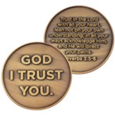 God I Trust You, Challenge Coin, Proverbs 3:5-6