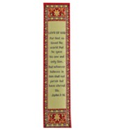Love Of God Woven Fabric Bookmark
