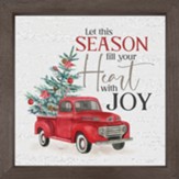 Let This Season Fill Your Heart With Joy Framed Art