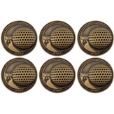 Golf, Gold Plated Challenge Coin,  Pack of 6